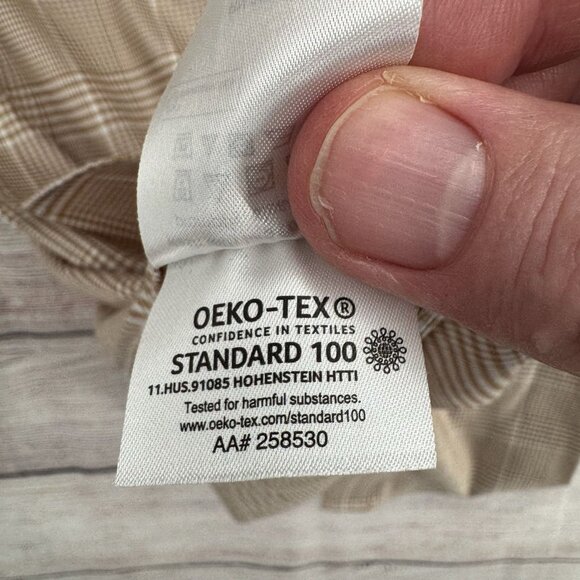 Lauren Ralph Lauren Black Label Slim Fit Performance Stretch Shirt Men's L Beige - Picture 7 of 13